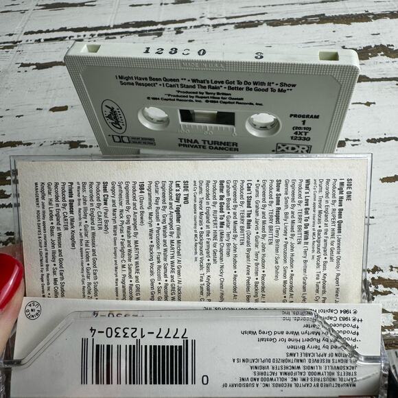 Tina Turner Private Dance 1984 Cassette Tape Capitol Records Vintage Country - Picture 4 of 7